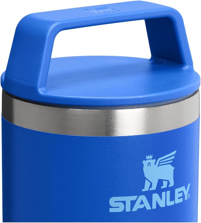 STANLEY Cafe To Go Travel Mug 20 oz | Leakproof Two-Part Drink Through Lid | Tumbler Cup for Coffee, Tea and Drinks | Insulated Stainless Steel Coffee Mug | BPA-Free | Cobalt