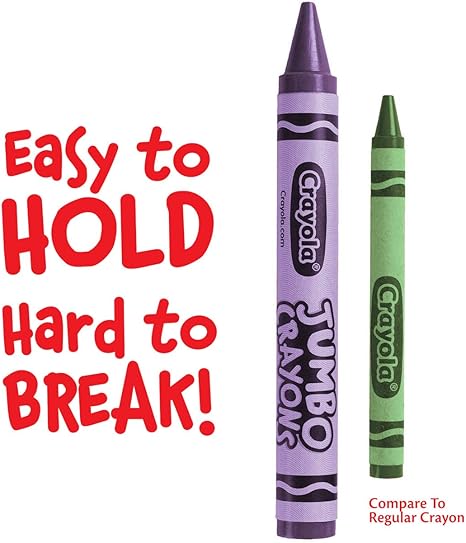 Crayola Jumbo Crayons Classpack (200ct), Large Toddler Crayons, Teacher Classroom Must Haves, Bulk School Supplies, Essential Preschool & Kindergarten Art Supplies