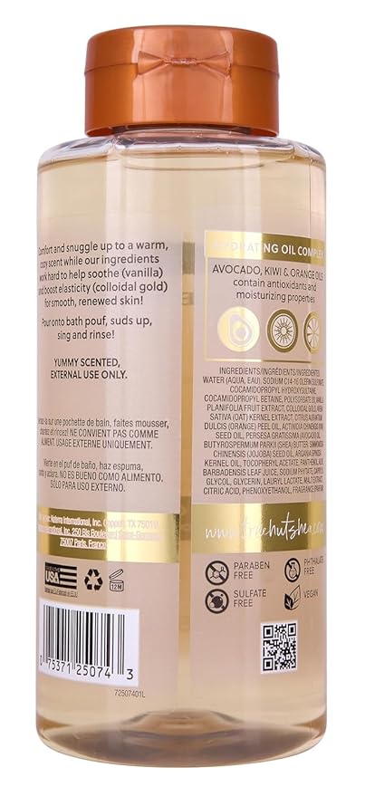 T. Hut Vanilla Foaming Gel Wash, 18 oz, Moisturizing Bare Shave Oil, 7.7 fl oz