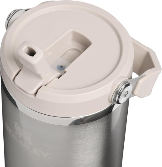 STANLEY IceFlow 2.0 Flip Straw Tumbler, 30 oz, Stainless Steel Ash