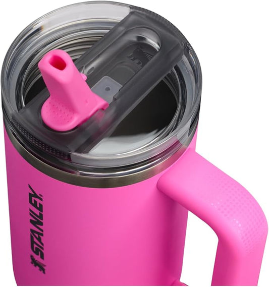 STANLEY Quencher ProTour Flipstraw Tumbler, 30 oz, Hot Pink