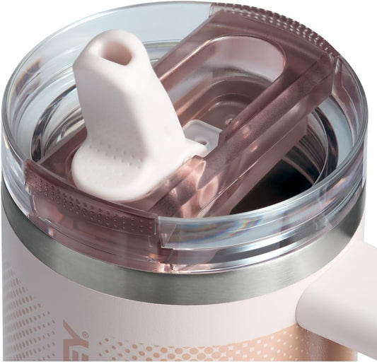 STANLEY Quencher ProTour Flipstraw Tumbler, 14 oz, Rose Quartz - Fade