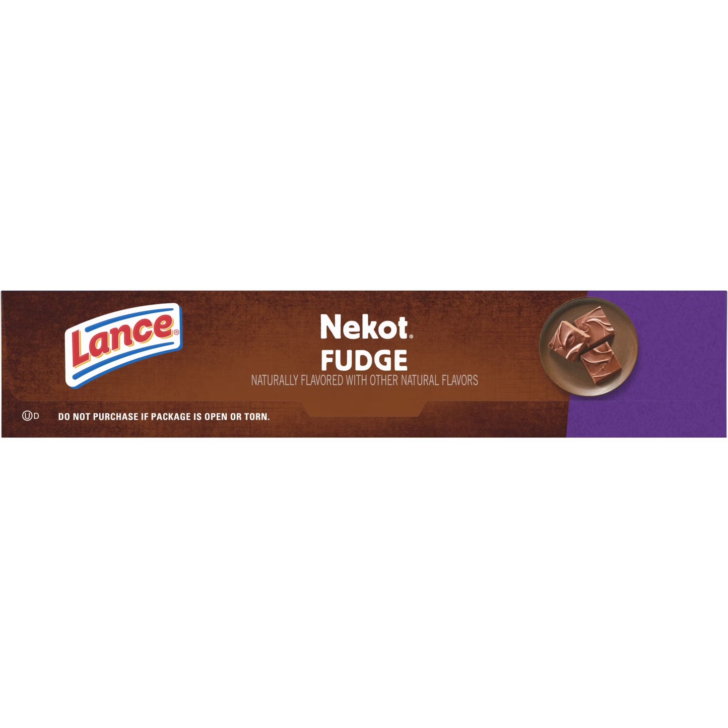 Lance Sandwich Cookies, Nekot Fudge, 10 Individually Wrapped Packs, 6 Sandwiches Each
