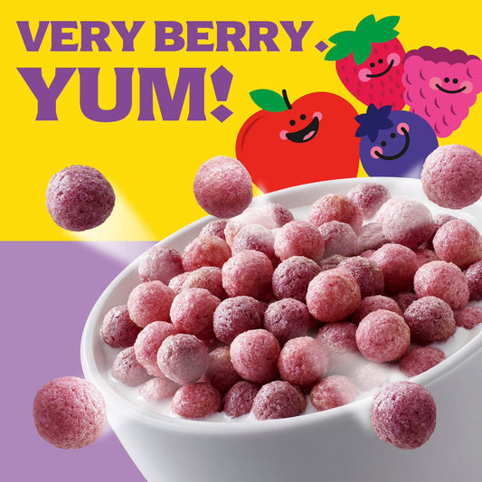 Mott's Very Berry Cereal, Made with Apple Puree, Whole Grain, Family Size, 21.6 oz