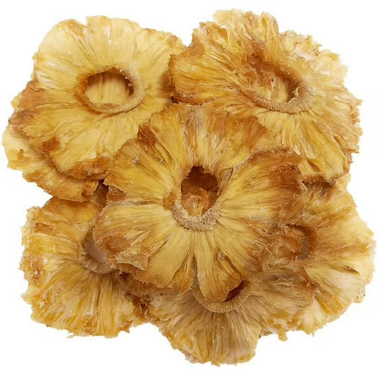 Organic Dried Pineapple Rings, 0.5 Pounds — Non-GMO, Kosher, Raw, Vegan — by Food to Live