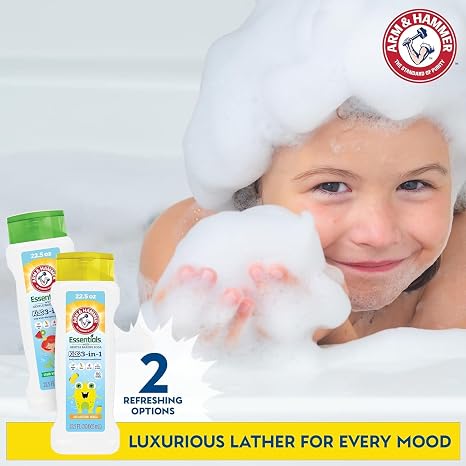 ARM & HAMMER Kids 3-in-1 Shampoo, Body Wash & Conditioner, Pack of 6