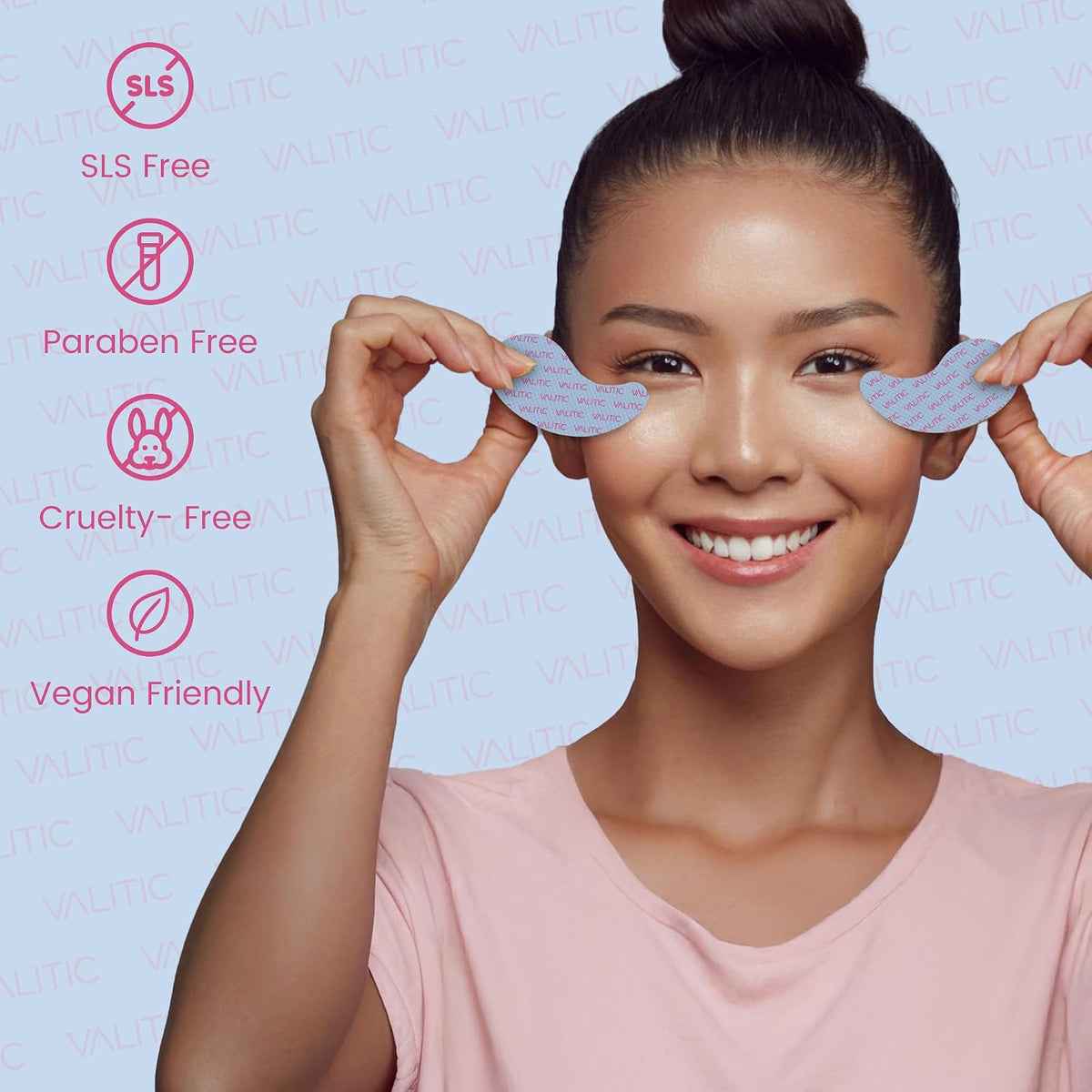 VALITIC Kojic Acid Under Eye Masks, Eye Patches For Dark Circles, 12 Pack