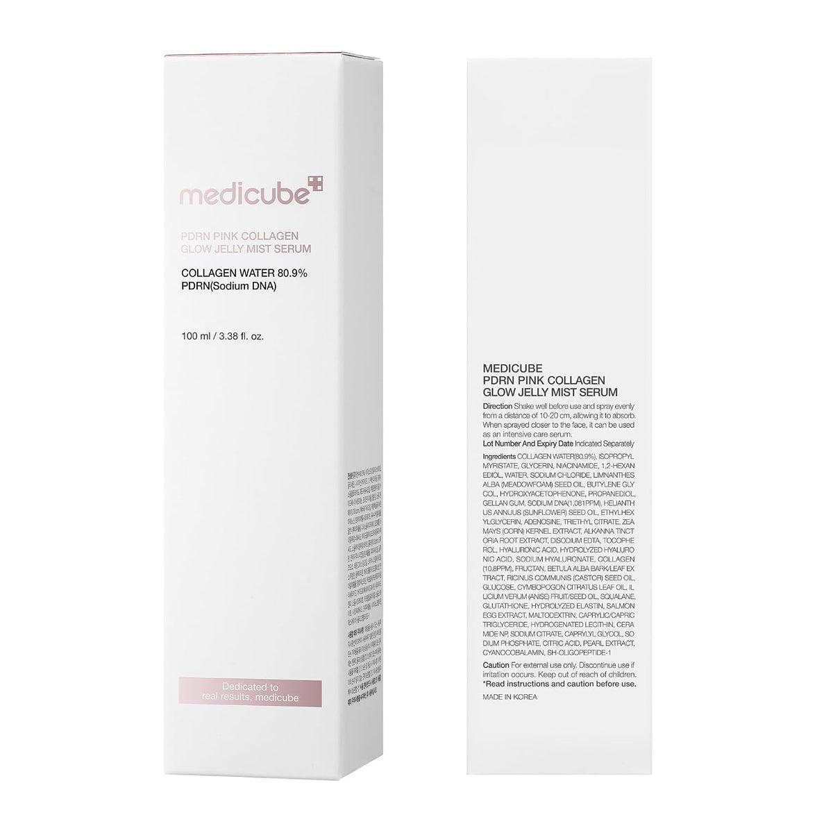 medicube Jelly Mist Serum with PDRN Collagen, Glow Facial Mist, 3.38 fl.oz