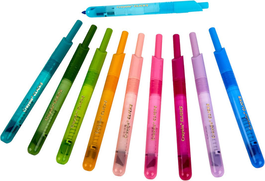 Crayola Clicks Retractable Markers Bold (10ct), Teacher Classroom School Supplies, Spring Crafts, No Dry Washable Markers for Kids | Classroom Supplies, No Dry Washable Markers for Kids