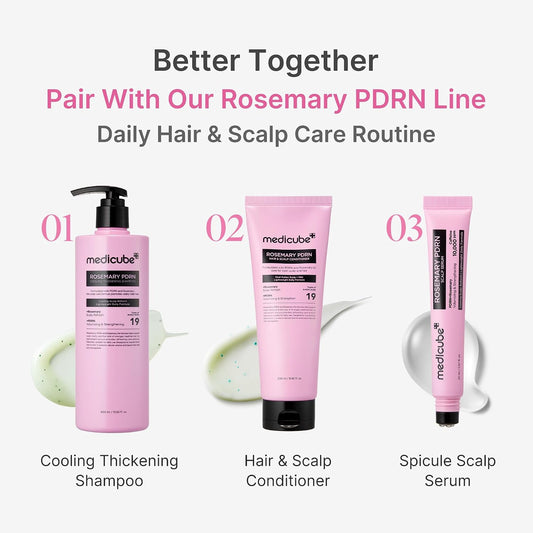 medicube Rosemary PDRN Purify & Nourish Shampoo and Conditioner Set