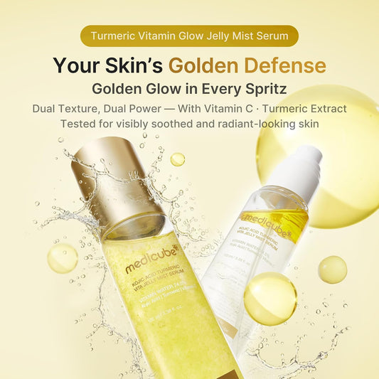 medicube Jelly Mist Serum with Kojic Acid Turmeric, Brightening Face Mist