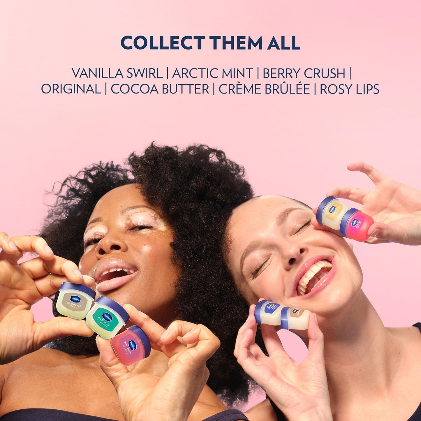Vaseline Lip Therapy Rosy Lips Mini 12-Pack – Rose-Tinted Lip Balm, Moisturizer for Soft, Pink Lips, 0.25 Oz Ea