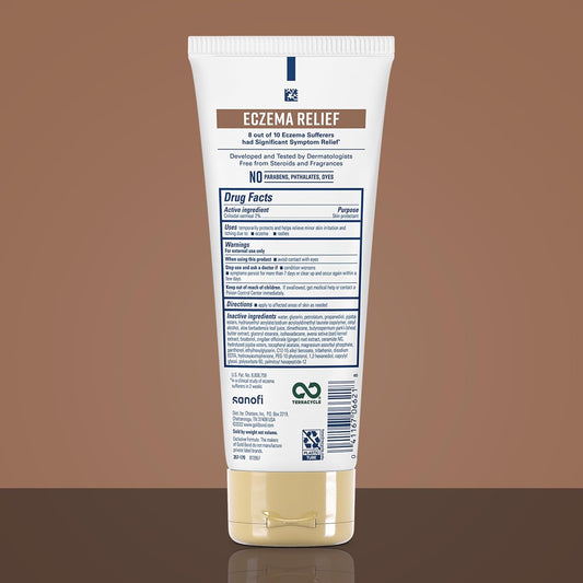 Gold Bond Medicated Eczema Relief Skin Protectant Cream, 8 oz., Gold Bond Lotion With 2% Colloidal Oatmeal