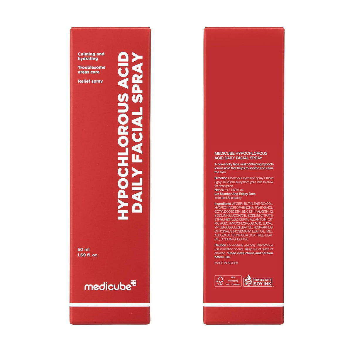 medicube Hypochlorous Acid Power Soothing Spray Mini, Soothing & Calming