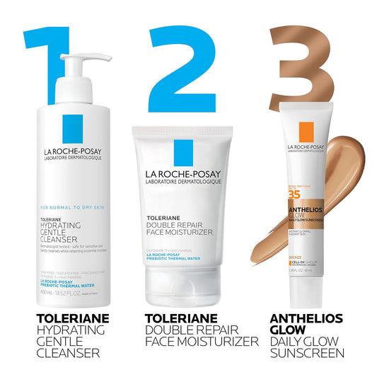 La Roche-Posay Anthleios Glow Hydrating Face Sunscreen SPF 35, in 2 Shades