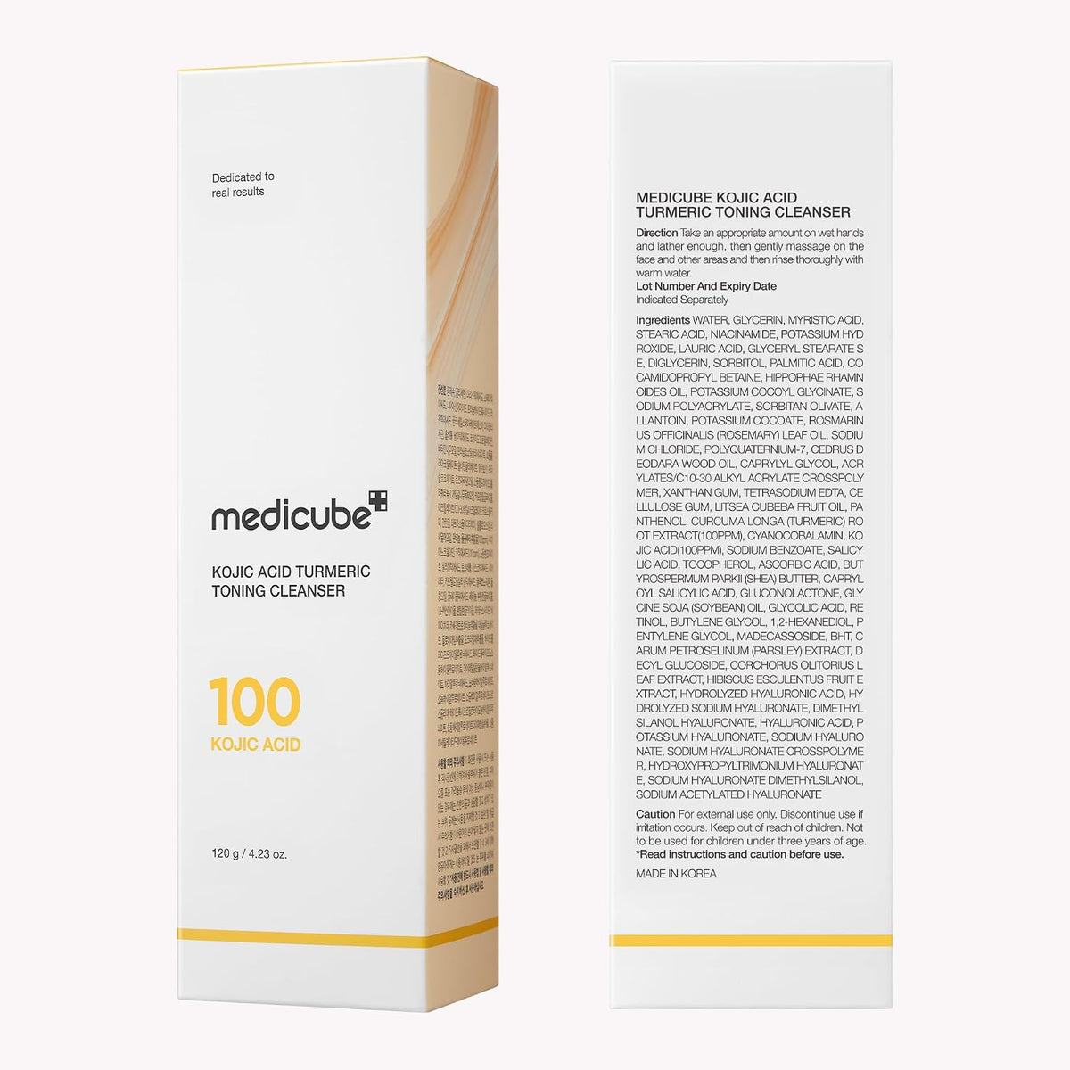 medicube Facial Cleanser Turmeric Capsule Foam Cleanser (Pack of 2)