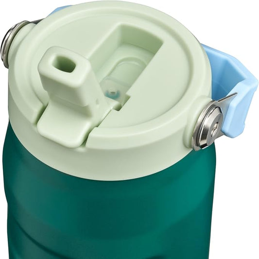 STANLEY IceFlow Flip Straw 2.0 Bottle, 24 oz, Emerald Honeydew