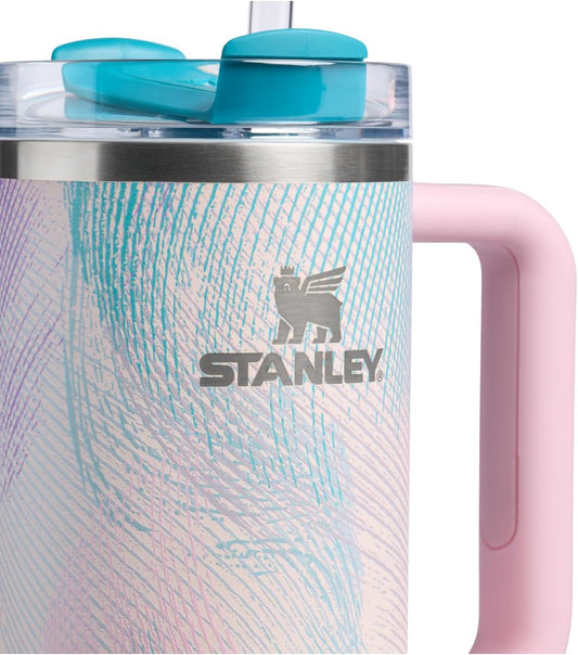 STANLEY Quencher H2.0 Flow State Tumbler, 30 oz, Sea Glass Plume