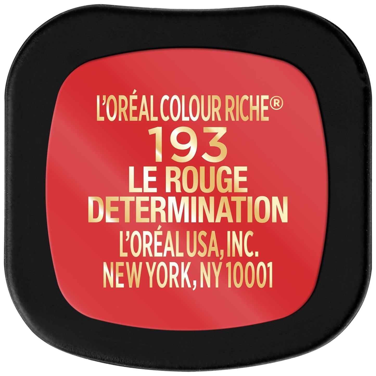 L'Oreal Paris Colour Riche Intense Volume Matte Lipstick, Lip Color Infused with Hyaluronic Acid for up to 16hr All Day Comfort, Le Rouge Determination, 0.06 oz (Pack of 2)
