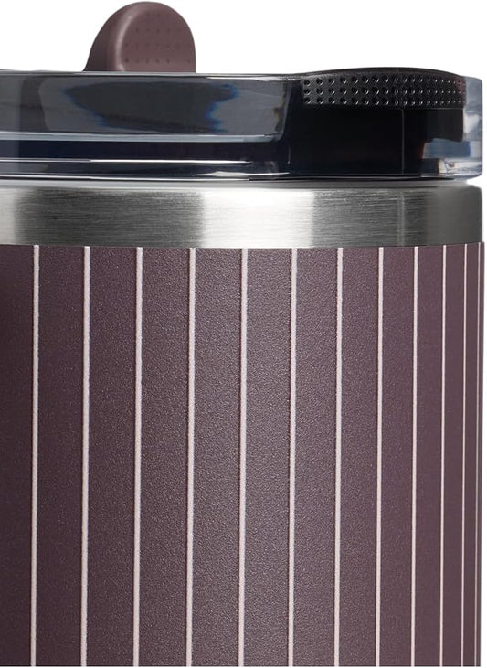 STANLEY Quencher ProTour Flipstraw Tumbler, 30 oz, Fig Pinstripe
