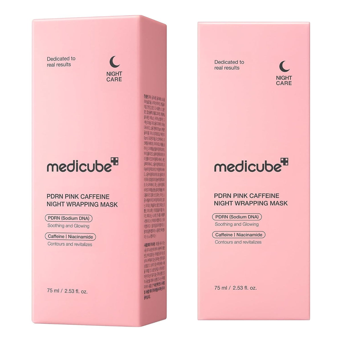 medicube Wrapping Mask PDRN Caffeine - Overnight Peel Off Facial Mask (Pack of 2)