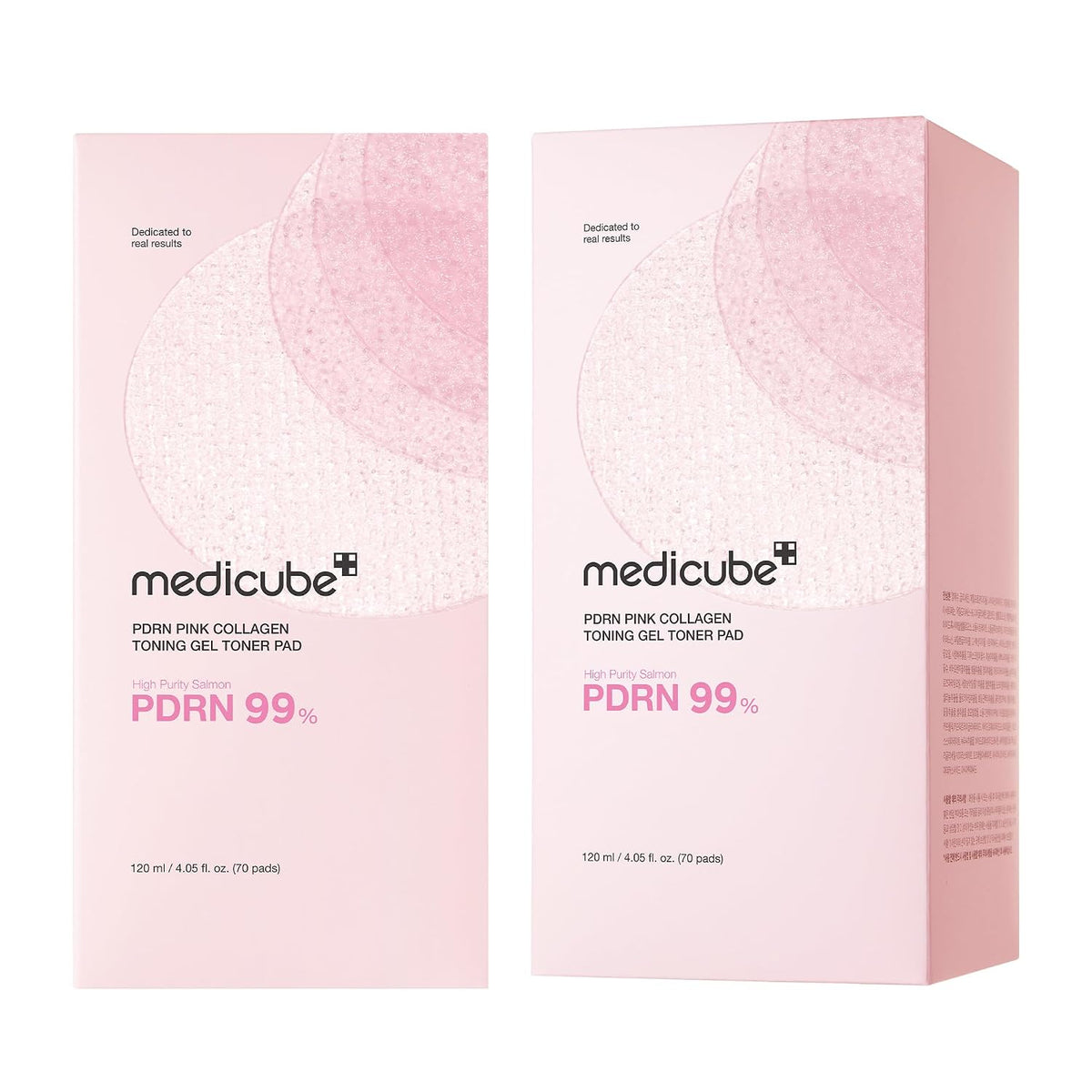 medicube Toner Pads Salmon DNA PDRN Pink Collagen Jelly Pad for Soothing