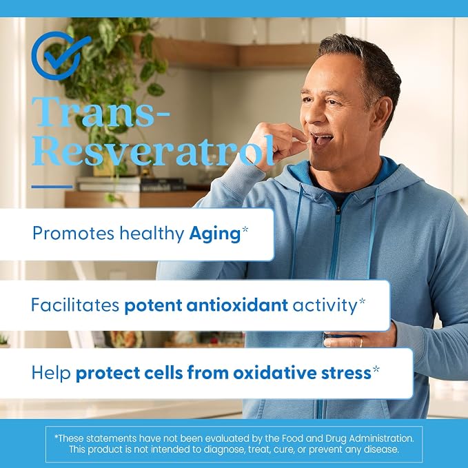 Doctor's BEST Trans Resveratrol Supplement 600 mg, Vegan, 60 Veg Caps