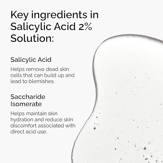 The Ordinary Salicylic Acid 2% Solution, Acne-Fighting Serum for Blemish-Prone Skin