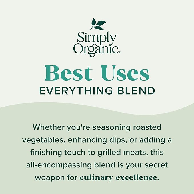 SIMPLY ORGANIC Organic Everything Spice Blend, 3.49 OZ