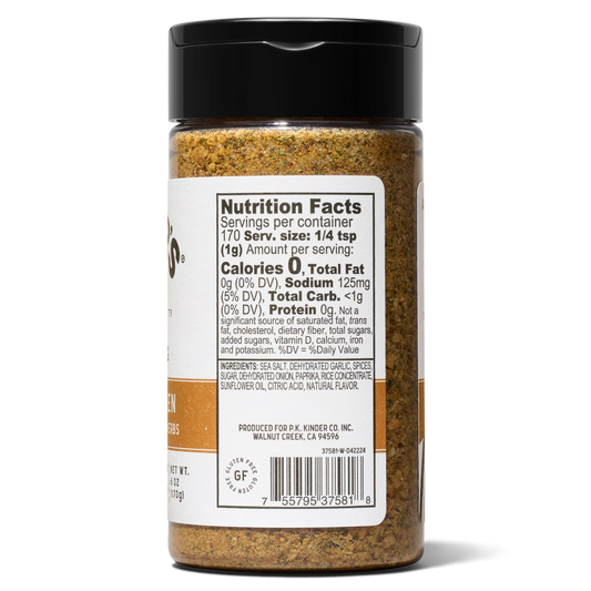 Kinder's Grilled Chicken Seasoning Blend with Garlic, Sea Salt, and Herbs, 6 oz