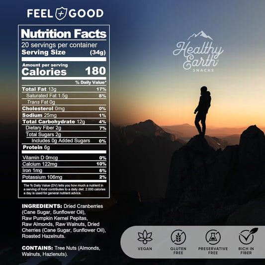 Mixed Nuts Unsalted | Trail Mix | Trail Mix without Peanuts | Gourmet Snacks, Protein Snacks, Gluten Free, No Preservatives, High Fiber (Natural Antioxidant)