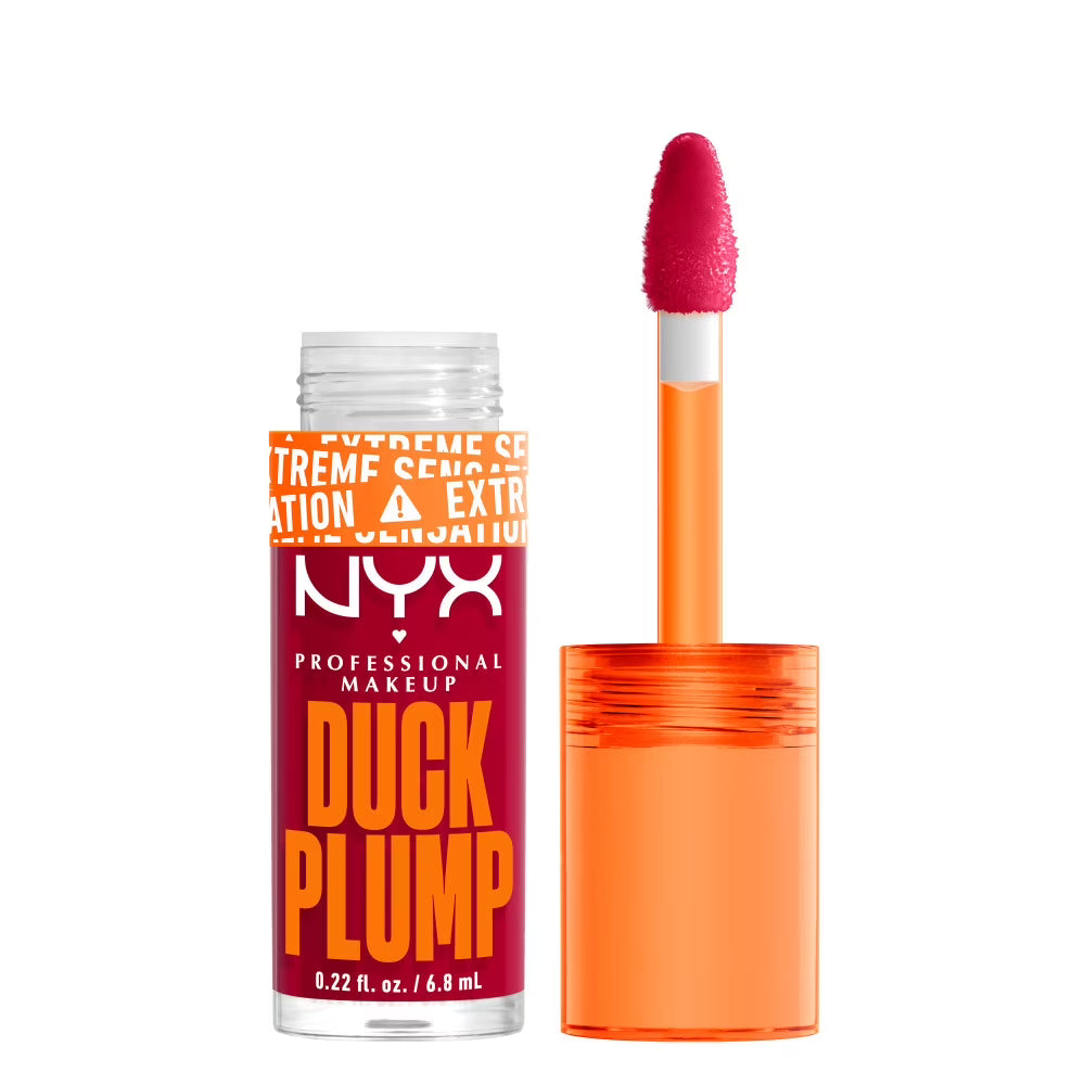 NYX Professional Makeup Duck Plump Extreme Sensation Lip Plumping Gloss, Hall Of Flame, 0.23 fl oz