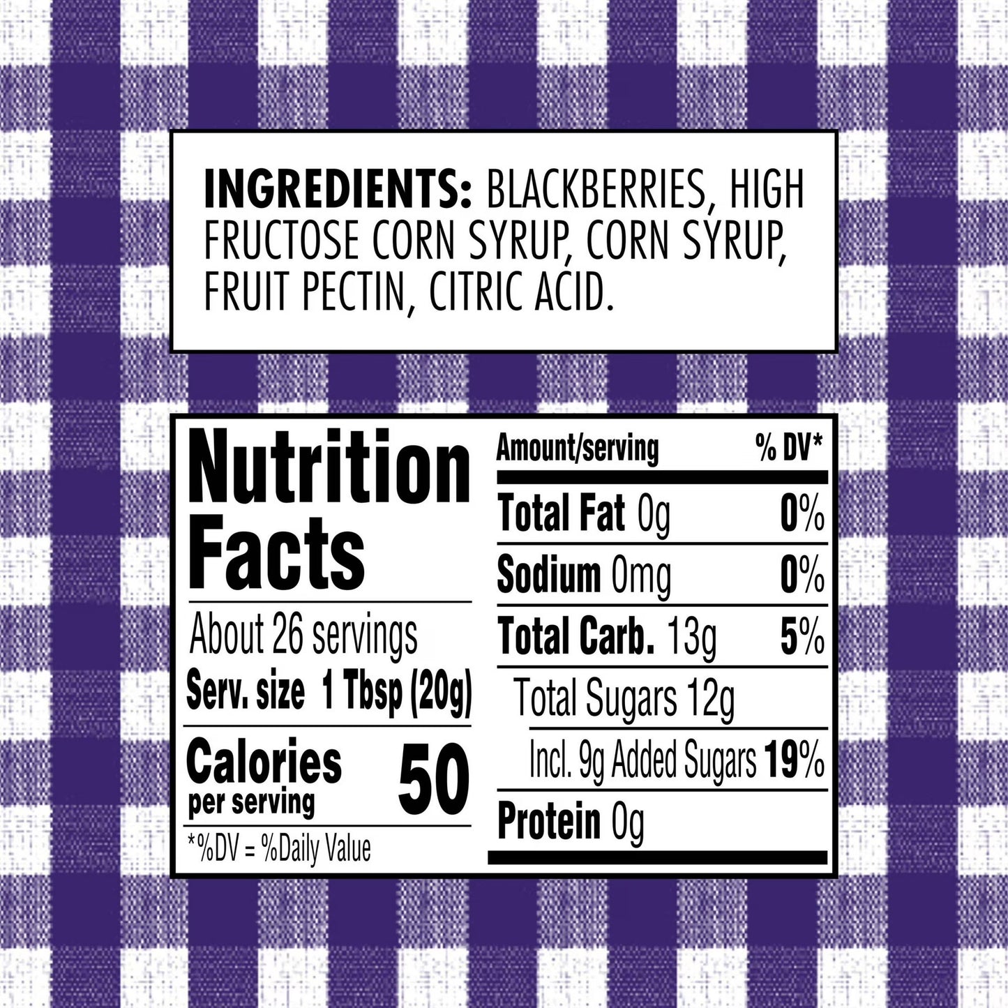 (2 pack) Smucker's Seedless Blackberry Jam, 18 oz