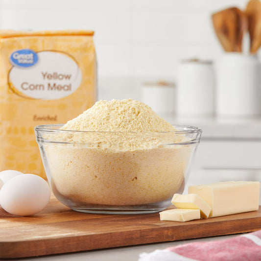 Great Value Enriched Yellow Corn Meal, 80 oz