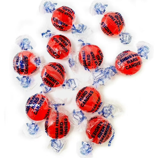 Sugar Free Cinnamon Hard Candy Discs -1 lb Bag Individually Wrapped Keto And Diabetic Friendly Cinnamon Flavored Gourmet Candies - 16oz