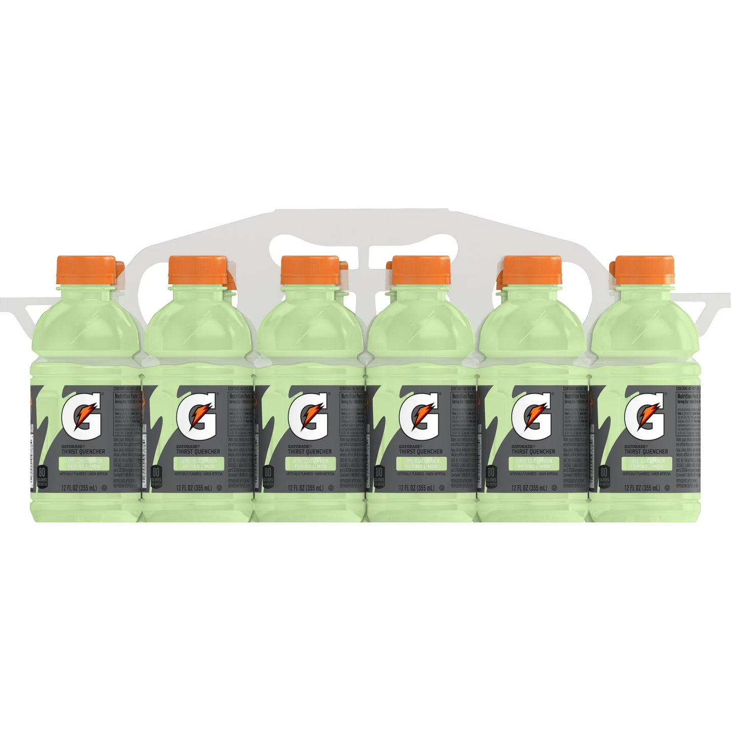 Gatorade Thirst Quencher Lime Cucumber Sports Drinks, 12 fl oz, 12 Count Bottles