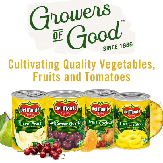 Del Monte Canned Dark Sweet Pitted Cherries, Heavy Syrup, 15 oz Can
