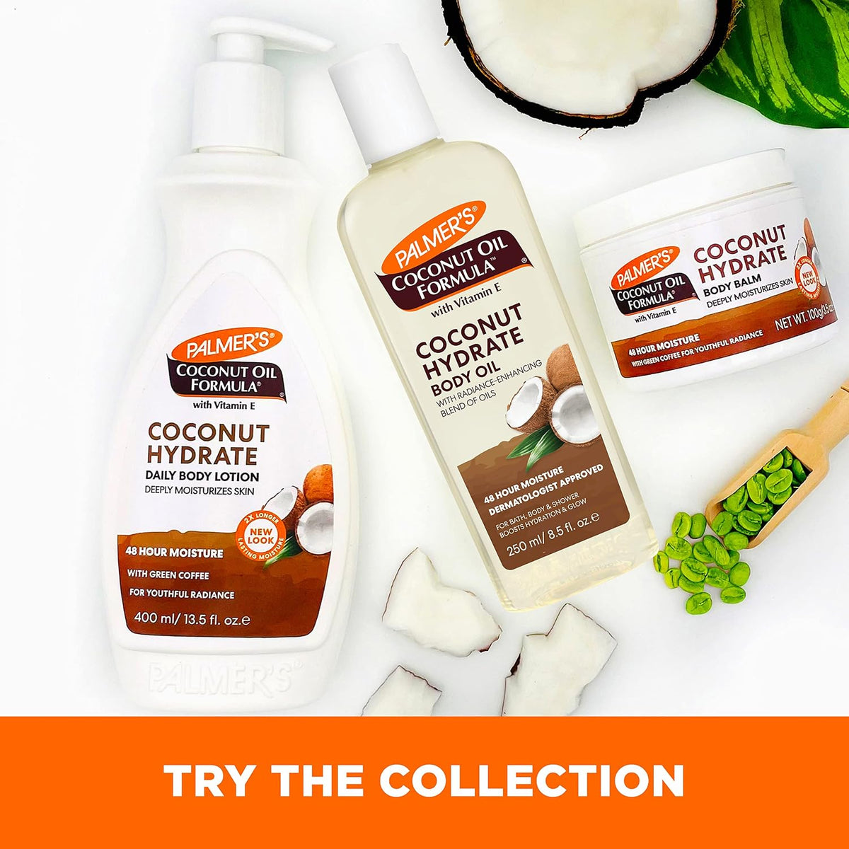 Palmer's Coconut Body Oil Moisturizer for Dry Skin (8.5 Oz - Pour Cap)