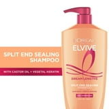 (4 pack) L'Oreal Paris Elvive Dream Lengths Restoring Shampoo, Pump, 28 fl oz