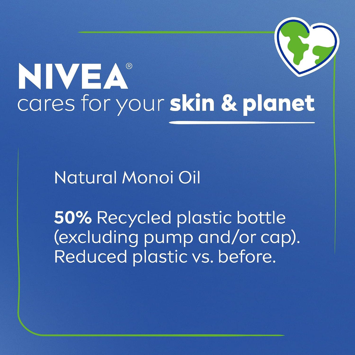 NIVEA Oil In Lotion Body Lotion, Coconut and Monoi Oil, 16.9 FL OZ