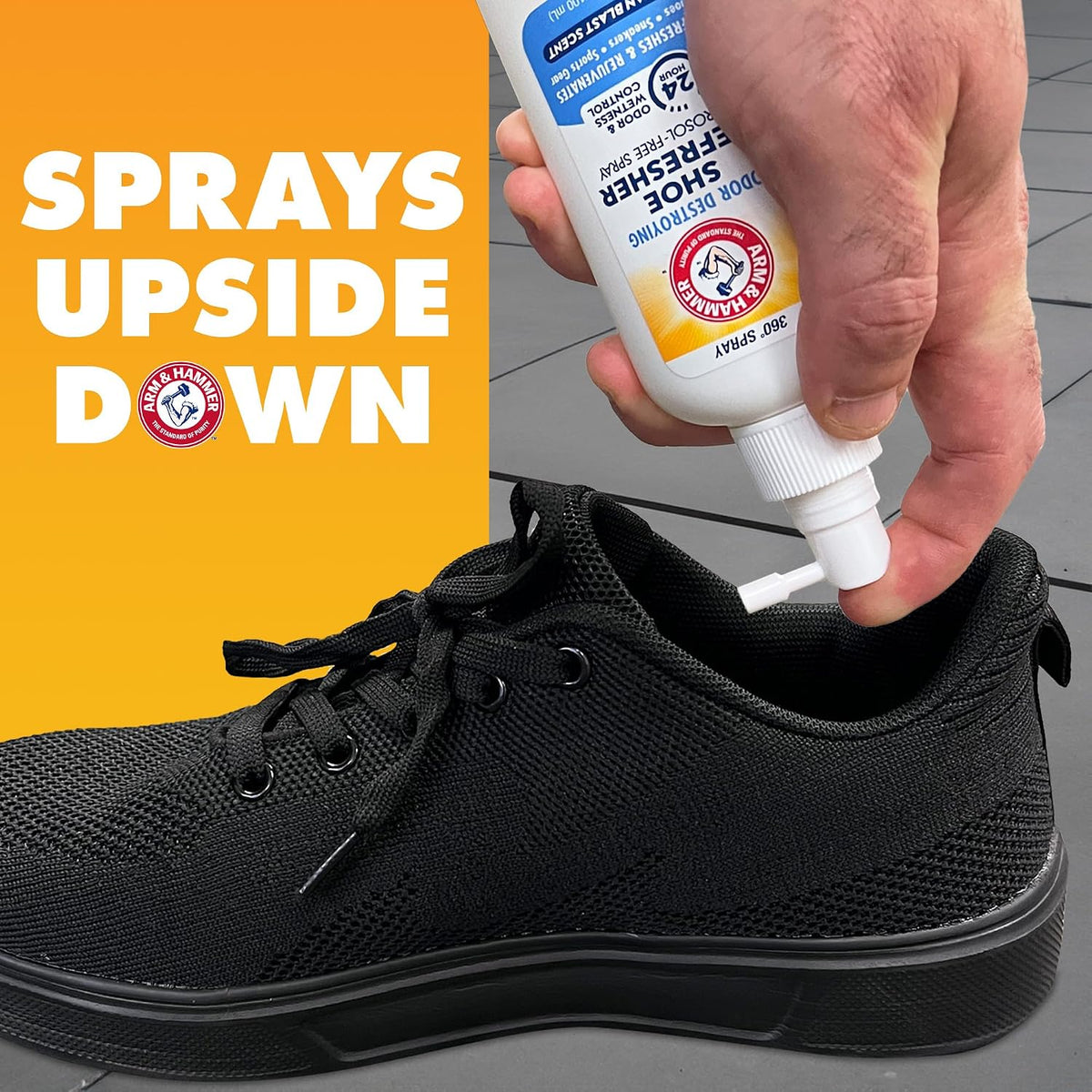 Arm & Hammer Shoe Refresher & Deodorizer Spray, Ocean Blast, 3.4 oz, 2 Pack