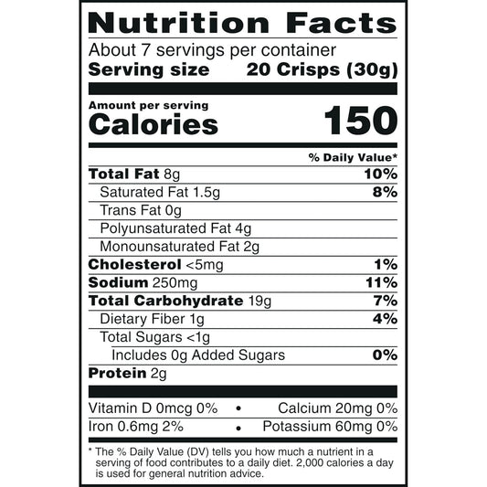 Cheez-It Snap'd Cheesy Baked Chips, Lunch Snacks, Double Cheese, 7.5oz Bag (1 Bag)