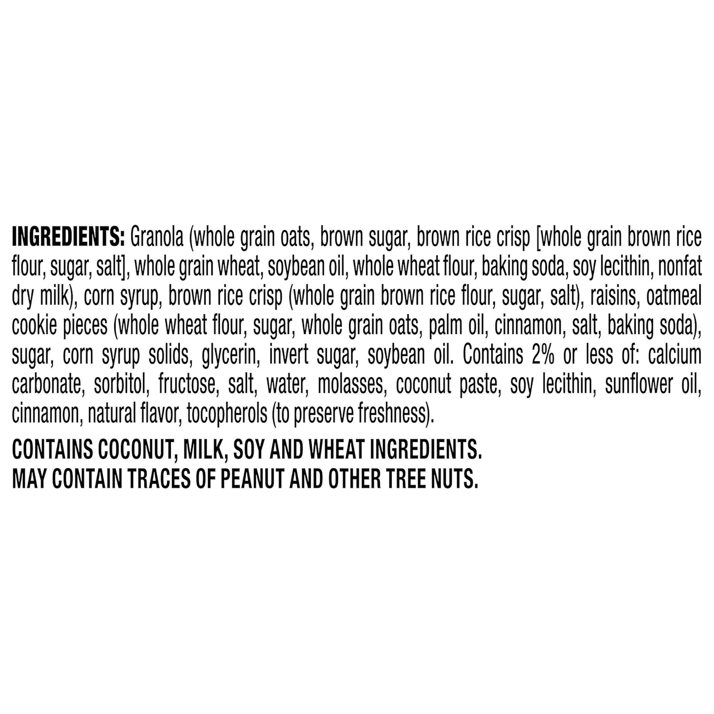 Quaker Chewy Granola Bars, Oatmeal Raisin, 58 Count