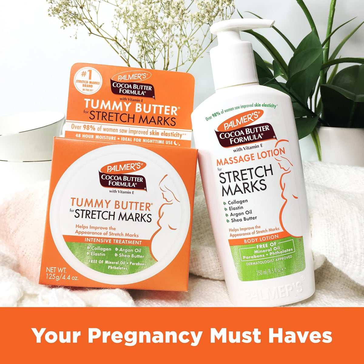 Palmer's Stretch Marks Body Lotion for Pregnancy & Weight Changes (8.5 Oz)