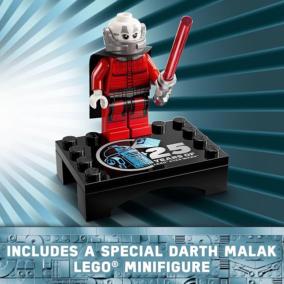 Star Wars R2-D2 Building Toy Set -Display Star Wars Toy, Ages 10+ - Includes 25th Anniversary Darth Malak Minifigure - 75379