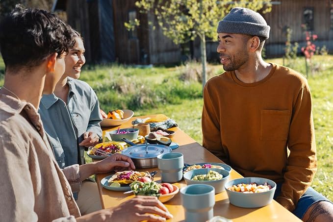 Stanley Wildfare Core Stacking Bowl Set 2-Pack | 16 oz Stackable Bowls | Camping Essentials for Your Camp Kitchen