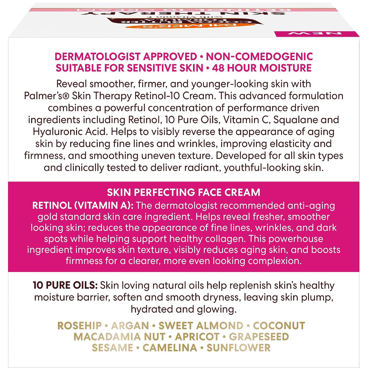 Palmer's Skin Therapy Face Cream, Retinol-10 Moisturizer (2.7 Oz)