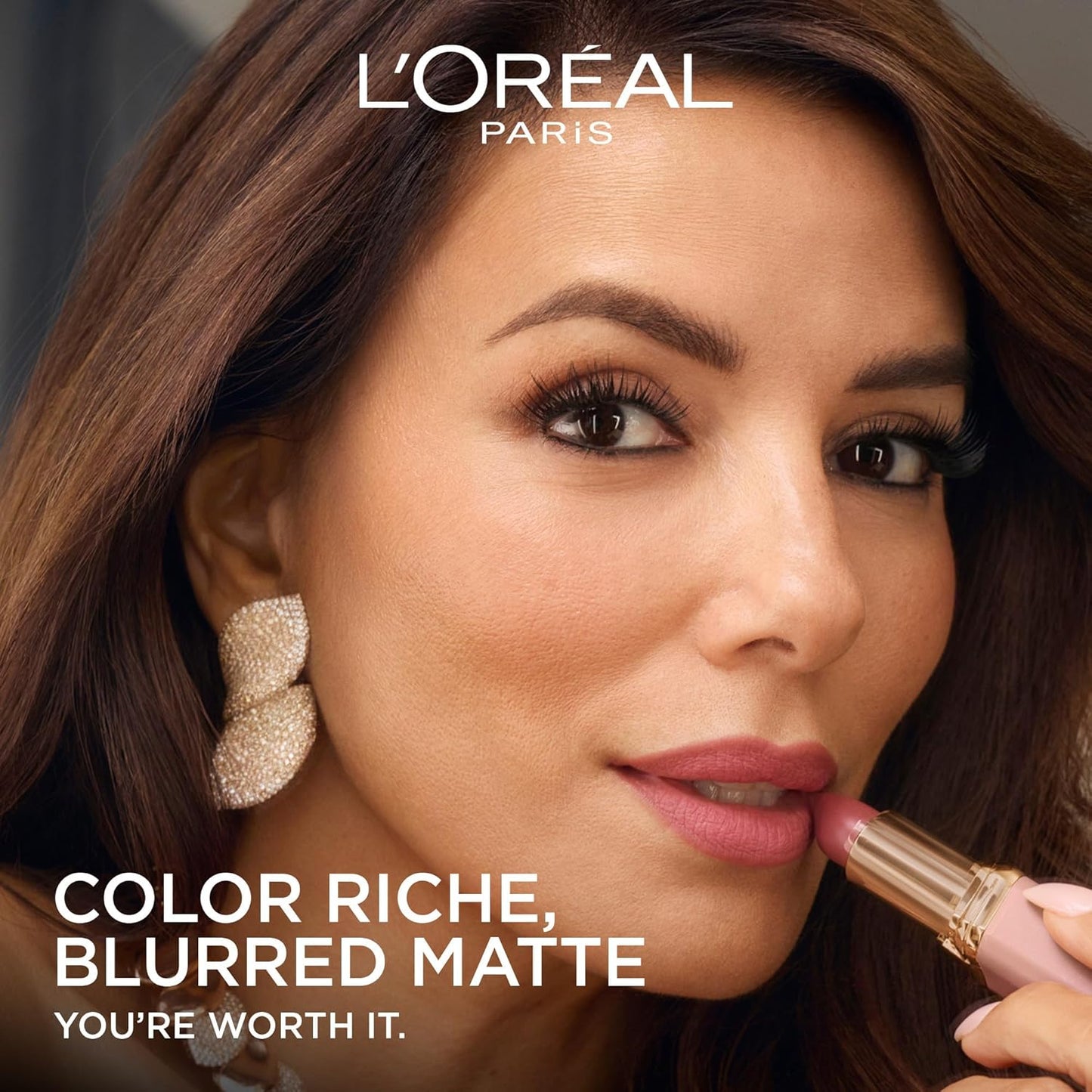 L'Oreal Paris Colour Riche Blurred Matte Lipstick for Moisturized Lips, Lip Makeup with Argan Oil and Vitamin E, Le Rouge Paris