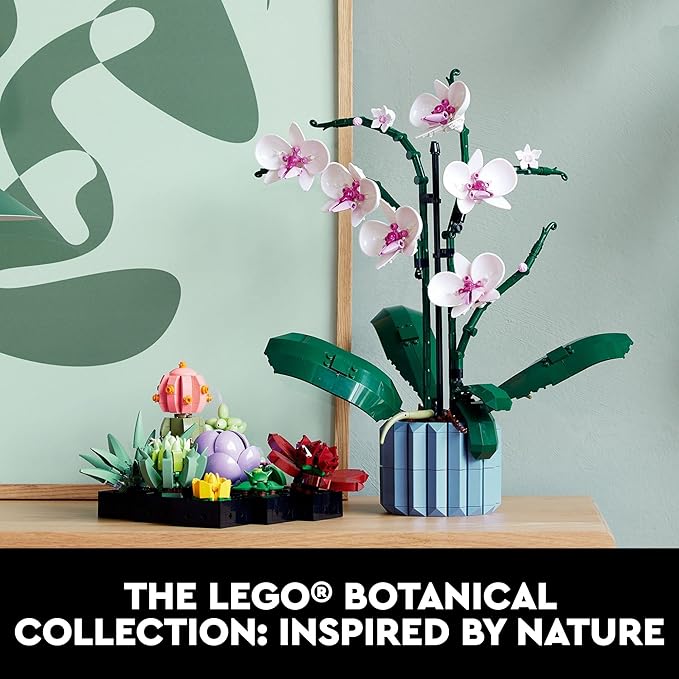 LEGO Botanicals Succulents 10309 | Back to School Gift for Students & Teachers, Building Set for Adults, Ages 18+, 771 Pieces, Artificial Plant Home Decor