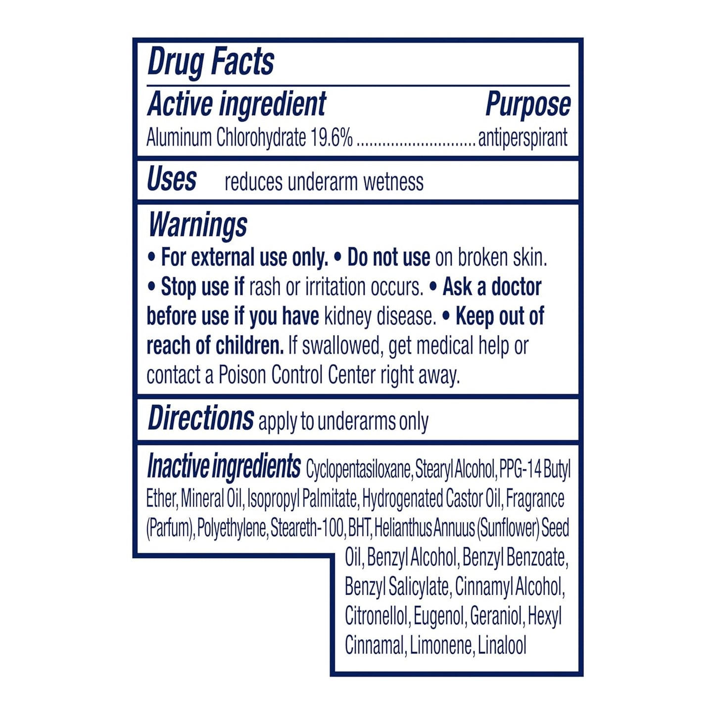 Dove Antiperspirant Stick, All Day Sweat Control, Kind to Skin, Alochol Free, Scent: Original Clean, Size: 2.6 oz (2 Pack)
